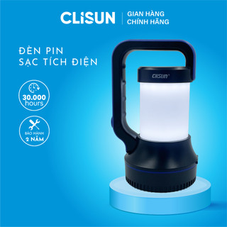 Đèn Pin Sạc Điện Clisun | Đèn Pin Tích Điện Chiếu Sáng 360 Độ Liên Tục 17H Tuổi Thọ Cao 15W