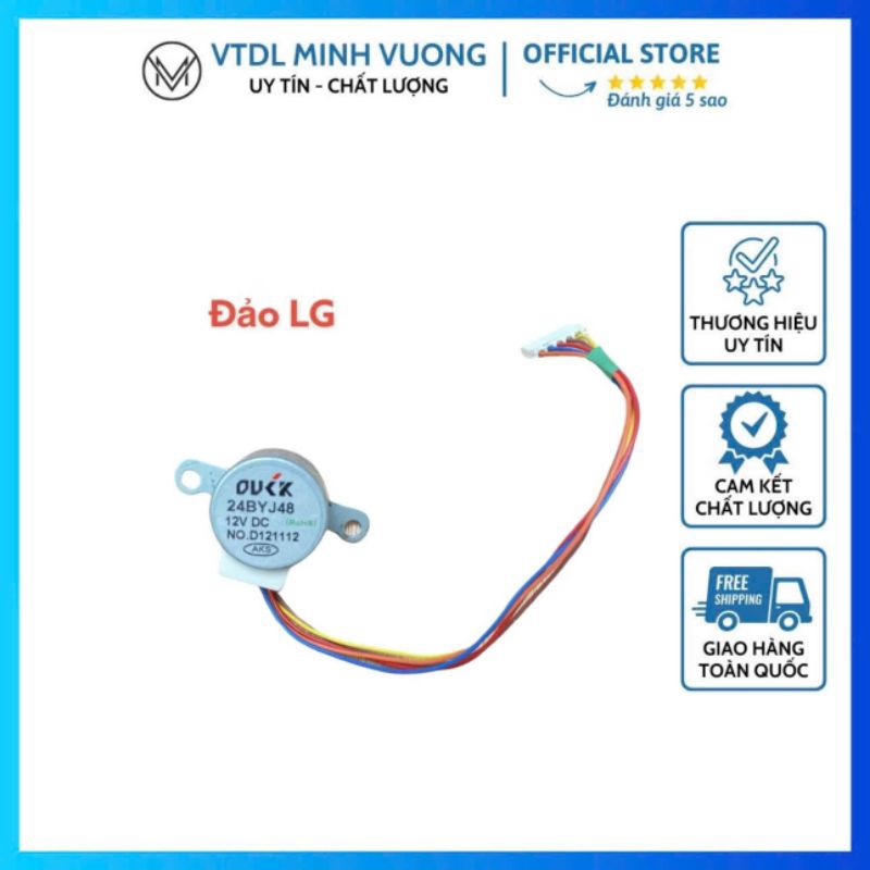 (VTĐL)Mô tơ vẫy đảo gió điều hòa máy lạnh LG