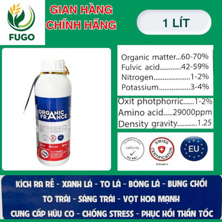Phân bón hữu cơ Pháp TTT FUGO 1 lít kích rễ, xanh lá, to trái, phục hồi cây
