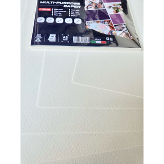 HAPPY x FABRIANO - Giấy, Sổ lò xo vẽ Đa chất liệu MIX MEDIA 200gsm A6 / A5 / A4 10-20-30 tờ ♥ Multi-Purpose Sketchbook