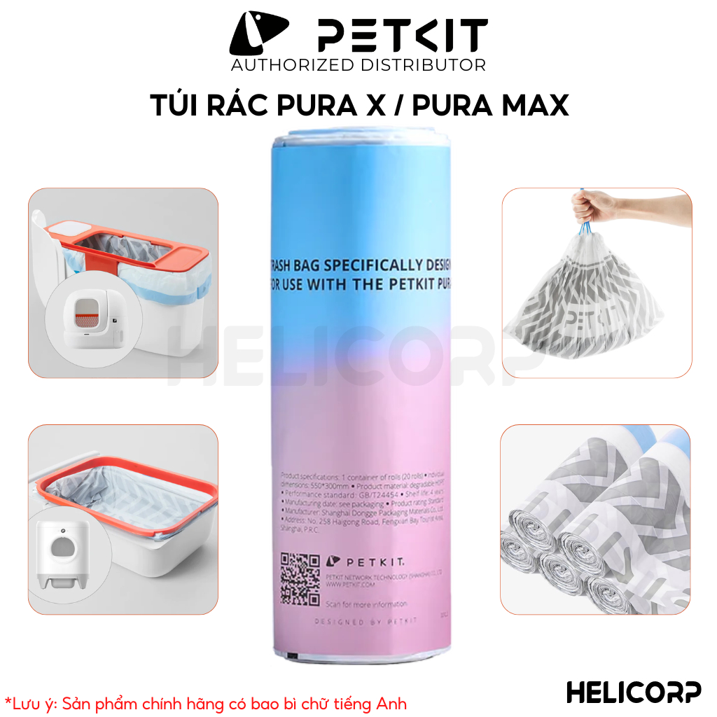 Ảnh Túi Rác Petkit Dùng Cho Máy Vệ Sinh Tự Động Cho Mèo Petkit Pura X và Petkit Pura Max 1