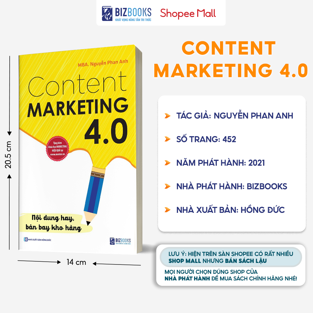 Sách Content Marketing 4.0: Nội Dung Hay, Bán Bay Kho Hàng - Tặng kèm khóa học online