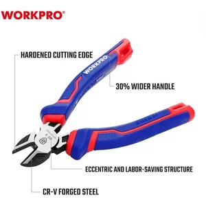Kìm cắt trợ lực bằng thép Cr-V cao cấp WORKPRO WP231022 - 160mm 6 inch WP231066 - 180mm (7 inch) - Hàng chuẩn chính hãng