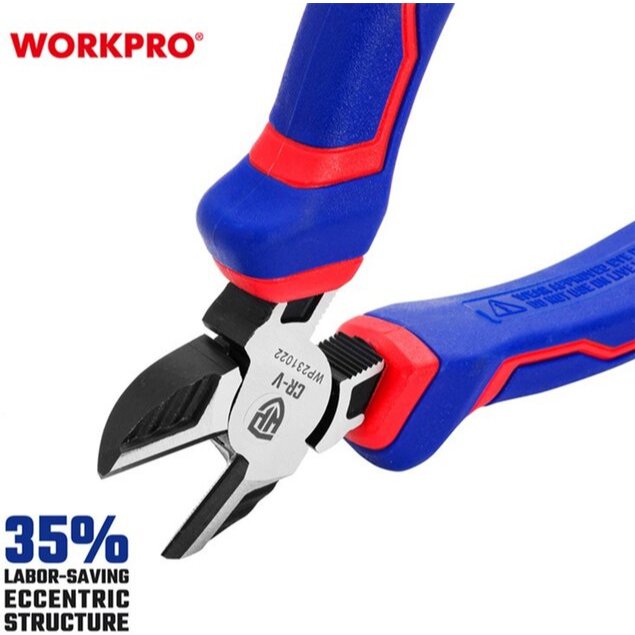 Kìm cắt trợ lực bằng thép Cr-V cao cấp WORKPRO WP231022 - 160mm 6 inch WP231066 - 180mm (7 inch) - Hàng chuẩn chính hãng