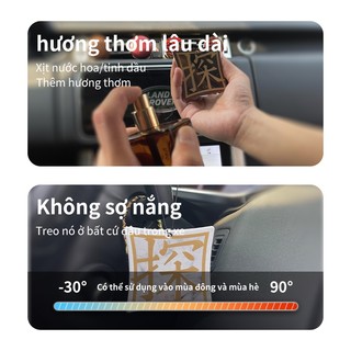 Mặt dây chuyền hương liệu ô tô 5 trong 1,Nước hoa ô tô cao cấp khử mùi hiệu quả lưu hương lâu,chống say xe