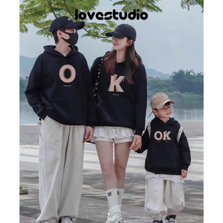 Áo gia đình thu đông,áo Hoodie Sweater mẫu Panda Trà Sữa chất Nỉ Bông 100% Cotton Premium đủ size Local Brand L66