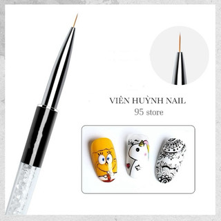 Cọ nét cáng đá vẽ móng, cọ râu cọ nét vẽ nail đẹp. đầu cọ mềm mướt
