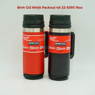 Bình giữ nhiệt Milwaukee giữ nhiệt nóng lạnh 24h an toàn sử dụng chất liệu inox kết nối được PACKOUT