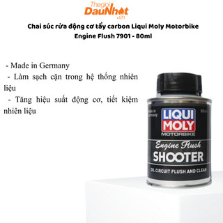 Chai súc rửa động cơ tẩy carbon Liqui Moly Motorbike Engine Flush 7901 - 80ml