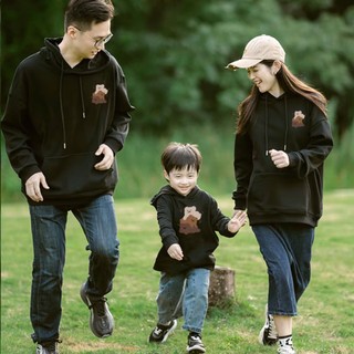 Áo gia đình thu đông,áo Hoodie Sweater mẫu Gia Đình Gấu chất Nỉ Bông 100% Cotton Premium đủ size Local Brand L66 [A282]