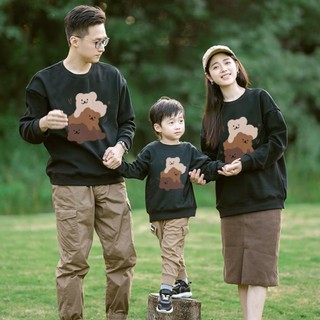 Áo gia đình thu đông,áo Hoodie Sweater mẫu Gia Đình Gấu chất Nỉ Bông 100% Cotton Premium đủ size Local Brand L66 [A282]