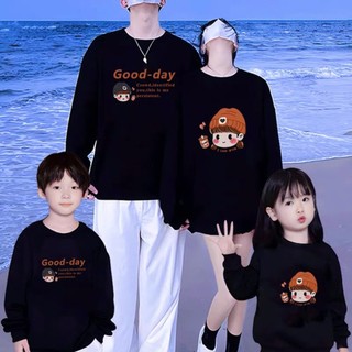 Áo gia đình thu đông,áo Hoodie Sweater mẫu Good day chất Nỉ Bông 100% Cotton Premium đủ size Local Brand L66