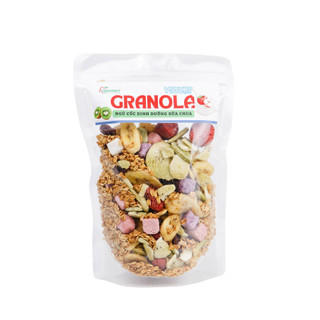 Granola Yogurt - Granola Sữa Chua Ngũ Cốc Ăn Sáng Dinh Dưỡng Tốt Cho Sức Khoẻ 350g