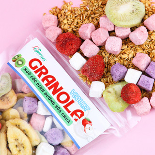 Granola Yogurt - Granola Sữa Chua Ngũ Cốc Ăn Sáng Dinh Dưỡng Tốt Cho Sức Khoẻ 350g