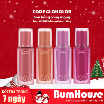 [THANH LÝ CẬN DATE] Son Tint Bóng căng mọng bền màu Code Glokolor Fix-on Glow Tint 4.2g