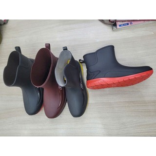 Ủng ngắn đi mưa 829 size 38-43 đế cứng, ủng làm vườn, ủng đi phượt