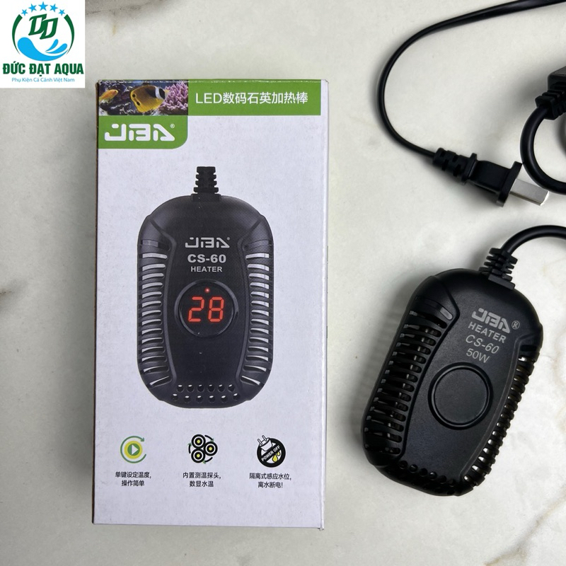 Sưởi bể cá mini CS-600 thiết kế nhỏ gọn sang trọng công xuất 50w-100w-150w 6