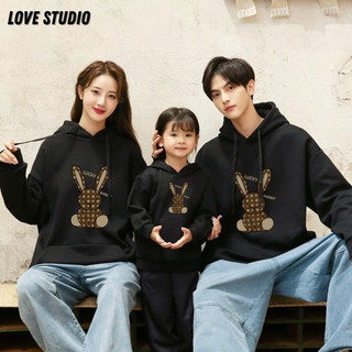 Áo gia đình thu đông,áo Hoodie Sweater mẫu LUCKY RABIT Trà Sữa chất Nỉ Bông 100% Cotton Premium đủ size Local Brand