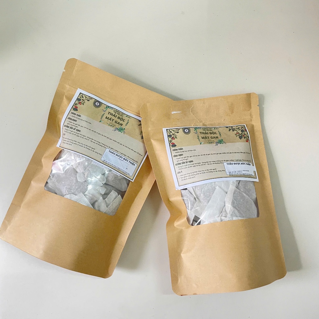 Trà Thải Độc Mát Gan Túi Lọc Đức Thiện (Set 30 Túi Lọc) - Mát Gan, Lợi Tiểu, Hạ Men Gan