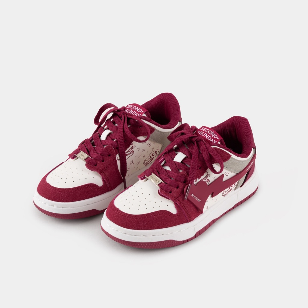 Ảnh Giày Thể Thao Sneaker Nam Nữ Unisex Second Sunday Đế Tăng Chiều Cao 4cm 1