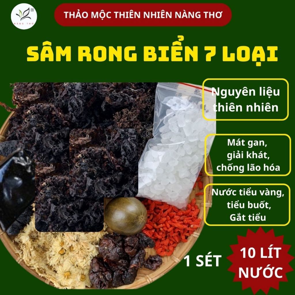 SÉT SÂM RONG BIỂN - S𝐞𝐭 𝟕 L𝐨𝐚̣𝐢 N𝐠𝐮𝐲𝐞̂𝐧 L𝐢𝐞̣̂𝐮 N𝐚̂́𝐮 10 𝐥𝐢́𝐭 sâm ...