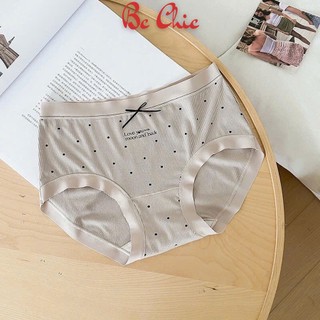 QUẦN LÓT COTTON NỮ CAO CẤP CHẤM BI 50S - QUẦN CHIP NỮ CẠP CAO BC_CHIC