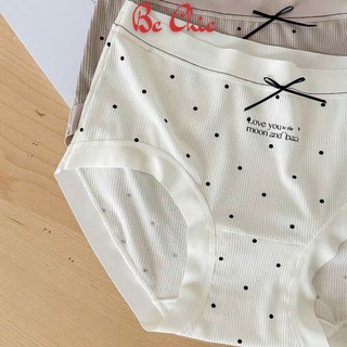QUẦN LÓT COTTON NỮ CAO CẤP CHẤM BI 50S - QUẦN CHIP NỮ CẠP CAO BC_CHIC