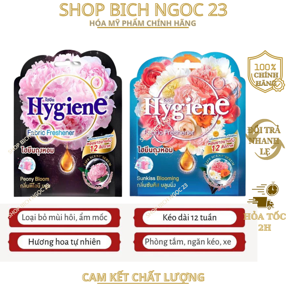 Túi treo thơm phòng Hygiene Thái Lan treo toilet phòng ngủ xe hơi tủ quần áo