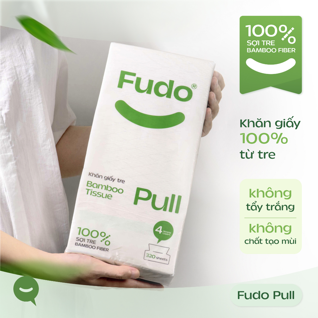 Ảnh Túi Khăn Giấy Rút Treo Tường ║ Fudo Bamboo® ║ TISSUEPULL™ 3