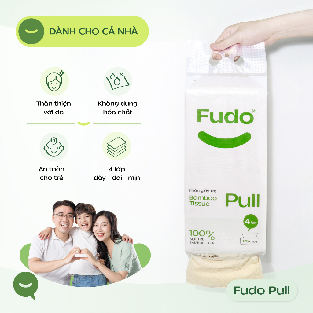Ảnh Túi Khăn Giấy Rút Treo Tường ║ Fudo Bamboo® ║ TISSUEPULL™ 4