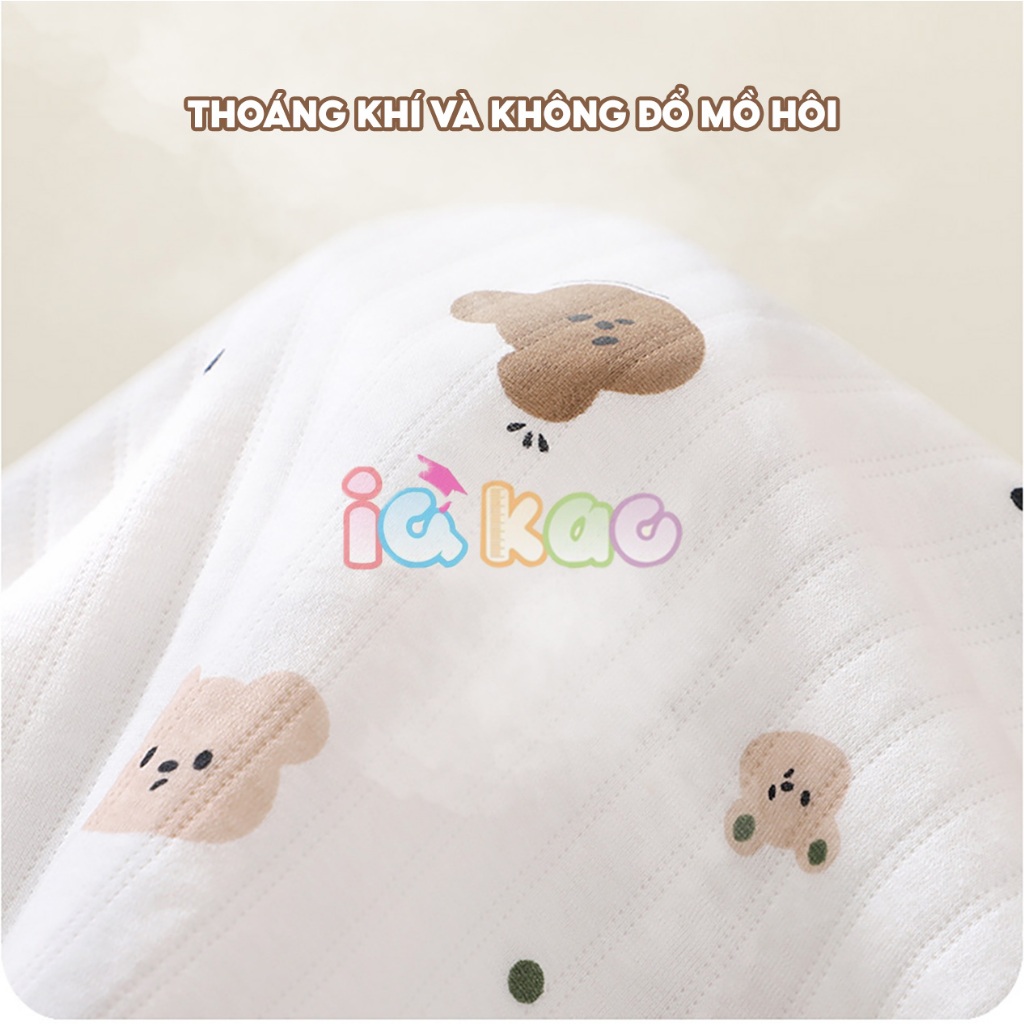 Ảnh Chăn Ủ Cho Bé Himom, Chăn Quấn Cotton Xốp Nhẹ, Mềm Mại An Toàn, Họa Tiết Dễ Thương UC08 IQKAO 2