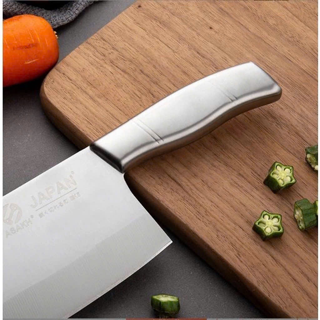 Dao Chặt Xương, Chặt Gà Vịt Siêu Bén Cán Inox Bền Bỉ