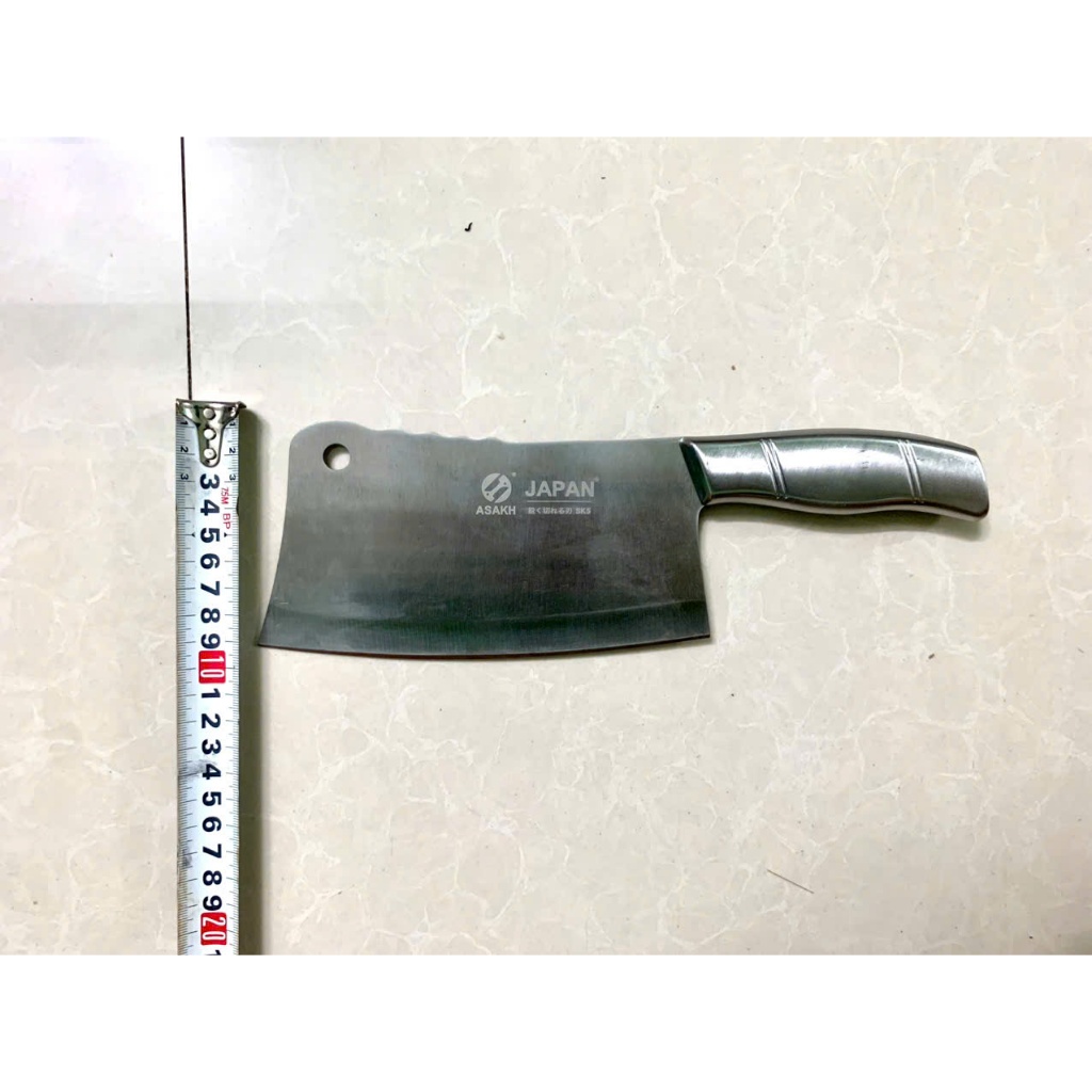 Dao Chặt Xương, Chặt Gà Vịt Siêu Bén Cán Inox Bền Bỉ