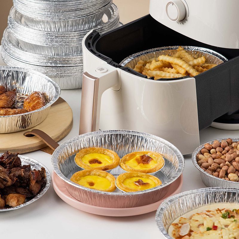 (Set 10) Khay Bạc Nướng Bánh, Khay Bạc Lót Nồi Chiên Không Dầu