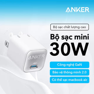 Anker Sạc GaN 30W Sạc 511 (Nano 3) sạc nhanh PD cho iPhone 16/15 MINI A2147