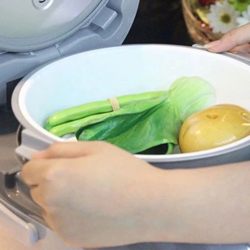 Khay Hấp Thức Ăn Nhựa Việt Nhật Siêu Bền Hình Tròn
