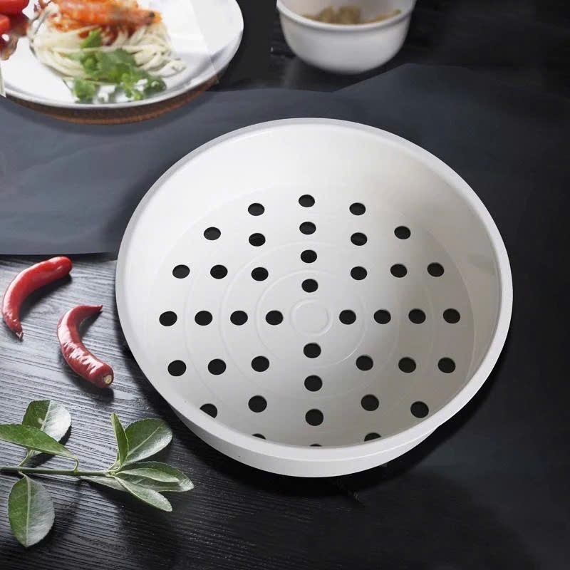 Khay Hấp Thức Ăn Nhựa Việt Nhật Siêu Bền Hình Tròn
