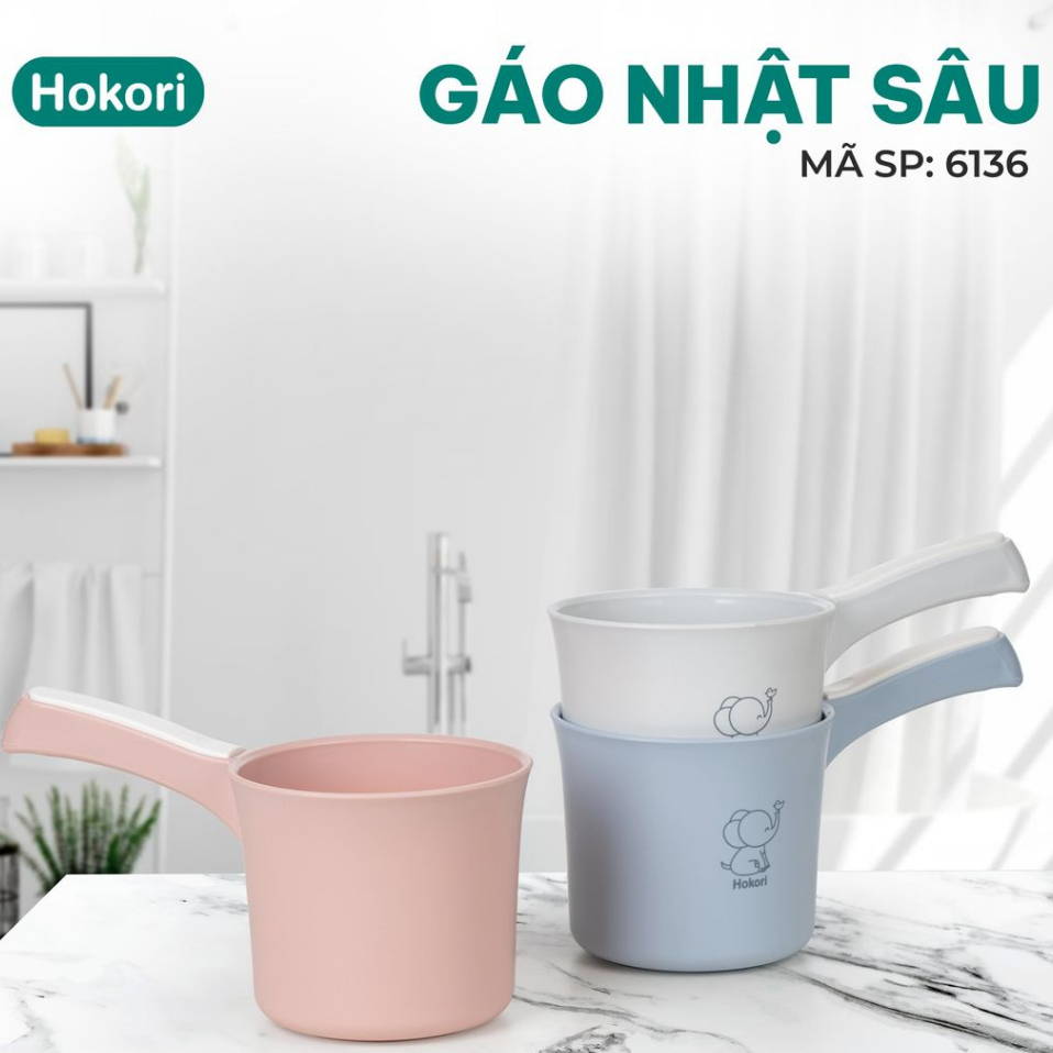 Gáo múc nước nhật sâu Hokori 6136, Gáo nhựa Việt Nhật