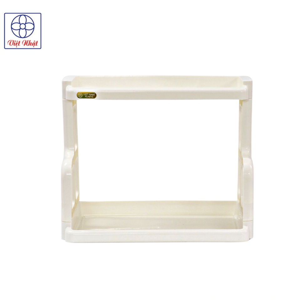 Kệ gia vị chữ H nhựa Việt Nhật (5566), kệ đựng đồ nhà tắm, úp chén bát 2 tầng đa năng tiện ích Tổng Kho Gia Dụng 86