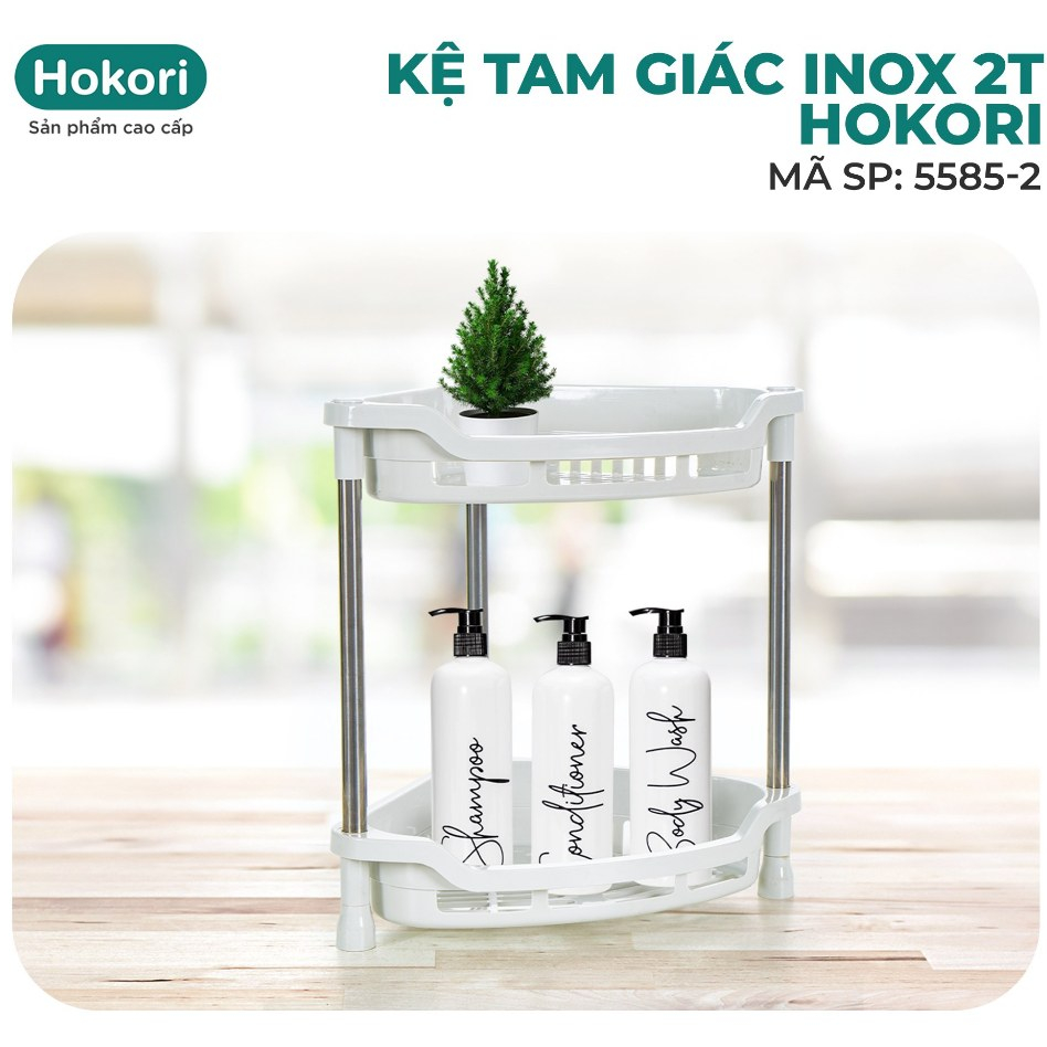 Kệ Tam Giác Để Đồ Phòng Tắm Hokori, Kệ Bếp Hokori Việt Nhật Cao Cấp 5585