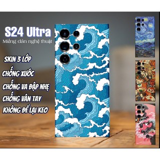 Miếng dán skin mặt lưng cho điện thoại S24 Ultra S23 Ultra S22 Ultra Fold 3 Fold 5 Flip 5 Flip3 Fold 4 S21 Ultra