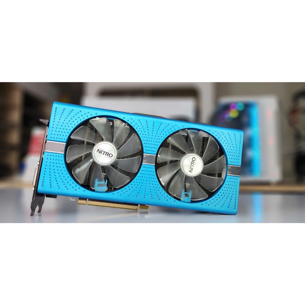 VGA SAPPHIRE RX580 RADEON NITRO+ BẢN 8GB - 256 BIT - DDR5 XANH | Shopee ...