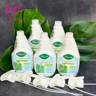 Combo 5 chai nước xịt bóng lá Bambi 500ml - giúp giảm tình trạng mất nước và tạo độ sáng bóng tự nhiên cho lá