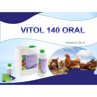 Interchemie Vitol 140 Vitol 450 bổ sung AD3E kích thích lên giống cải thiện chất lượg thịt trứng sữa