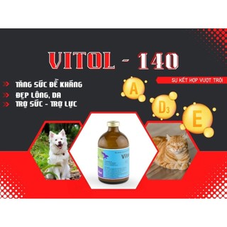 Interchemie Vitol 140 Vitol 450 bổ sung AD3E kích thích lên giống cải thiện chất lượg thịt trứng sữa