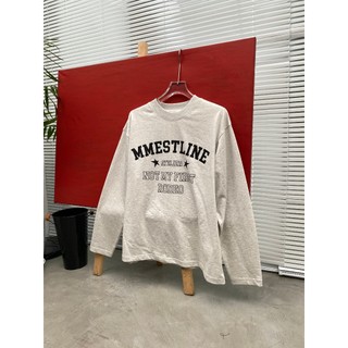 Áo Longsleeve MMESTLINE "RODEO" Áo thun tay dài Form Boxy in lụa nổi chất vải premium