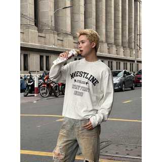 Áo Longsleeve MMESTLINE "RODEO" Áo thun tay dài Form Boxy in lụa nổi chất vải premium