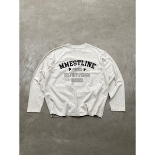 Áo Longsleeve MMESTLINE "RODEO" Áo thun tay dài Form Boxy in lụa nổi chất vải premium