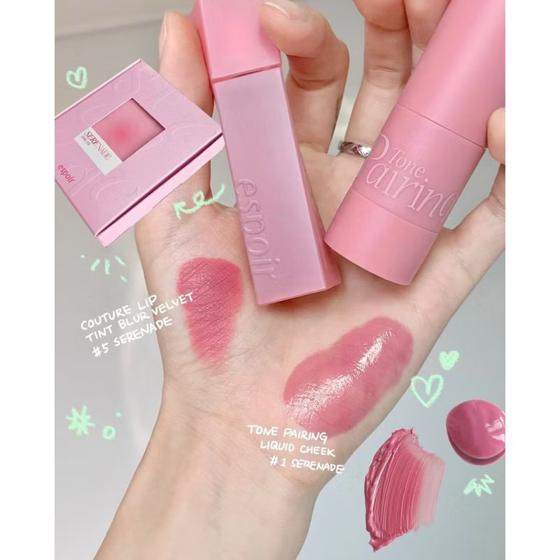 Set Son kem & Má hồng Espoir Serenade Edition