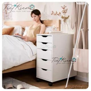 Tủ ikea 5 ngăn màu trắng Nội Thất Tiết Kiệm TN0009